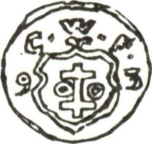 1 denario 1593 CWF  