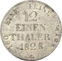 1/12 Thaler 1828  S 