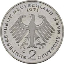 2 marki 1971 G   "Theodor Heuss"