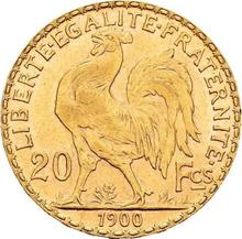 20 francos 1900 A  