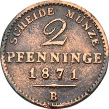 2 Pfennig 1871 B  