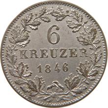 6 Kreuzer 1846   
