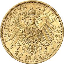 20 marcos 1894 E   "Sajonia"