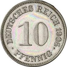 10 Pfennig 1905 G  
