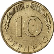 10 Pfennig 1979 D  