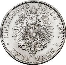 2 марки 1879 E   "Саксония"