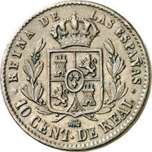 10 Centimos de Real 1861   