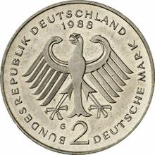 2 марки 1988 G   "Курт Шумахер"
