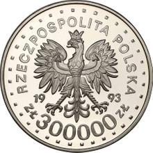 300000 złotych 1993 MW  NR "65 Rocznica powstania w getcie warszawskim"
