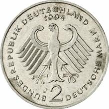 2 марки 1994 J   "Людвиг Эрхард"