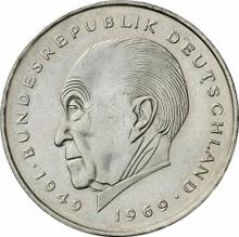 2 marcos 1986 J   "Konrad Adenauer"