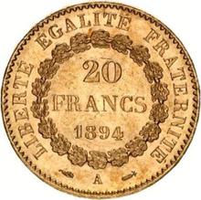 20 francos 1894 A  