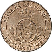 1 Centimo de Escudo 1866   