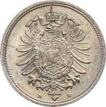 10 Pfennige 1888 D  