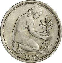 50 Pfennige 1982 D  