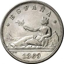 2 pesety 1869  SNM 