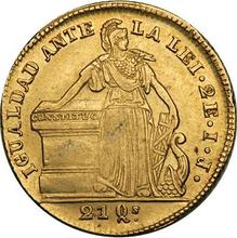 2 escudos 1839 So IJ 