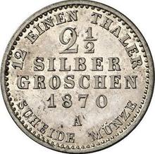 2-1/2 silbergroschen 1870 A  