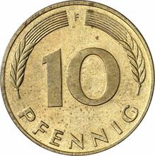 10 fenigów 1990 F  