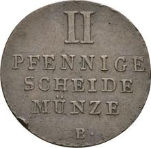 2 Pfennig 1826  B 