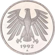 5 марок 1992 A  