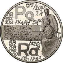 20 Zlotych 1998 MW  RK "100th anniversary of discovering polonium and radium"