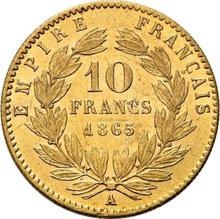10 Francs 1865 A  