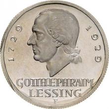 3 Reichsmark 1929 F   "Lessing"