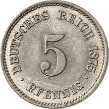 5 Pfennige 1875 F  