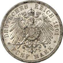 5 марок 1901 A   "Ольденбург"