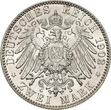2 марки 1902 E   "Саксония"