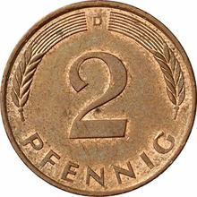 2 Pfennig 1994 D  
