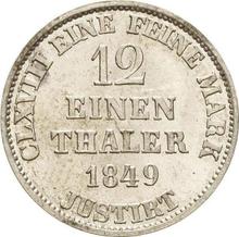1/12 Thaler 1849  B 