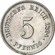 5 Pfennige 1894 G  