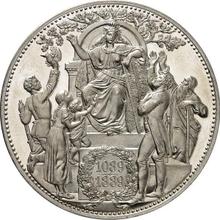 5 марок 1889 E   "Саксония"