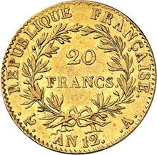 20 francos AN 12 (1803-1804) A   "CONSUL"