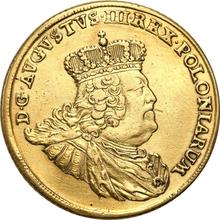 10 Taler (Doppelter August d'or) 1756  EC  "Kronen"