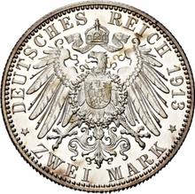 2 марки 1913 J   "Гамбург"