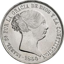 20 réales 1850 S RD 