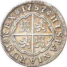 2 reales 1757 S JV 