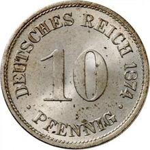 10 Pfennige 1874 B  