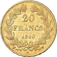 20 franków 1840 W  