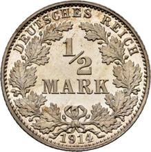 1/2 марки 1914 J  