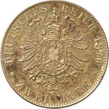 2 marcos 1876 D   "Bavaria"