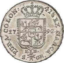 Двузлотовка (8 грошей) 1792  EB 