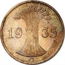 1 рейхспфенниг 1935 G  