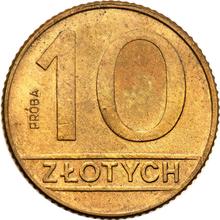 10 Zlotych 1989 MW   (Probe)