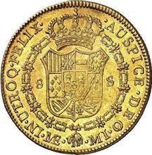 8 escudos 1783  MI 