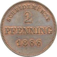 2 Pfennige 1866   