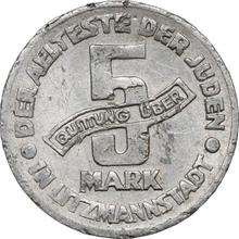 5 марок 1943    "Лодзинское гетто"